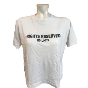 Forever‎ 21 Size Small Crop Top Rights Reserved No Limits